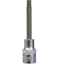 NIKCORP Nasadni ključ šesterokutni dugi, 7 mm, 100 mm, 1/2"